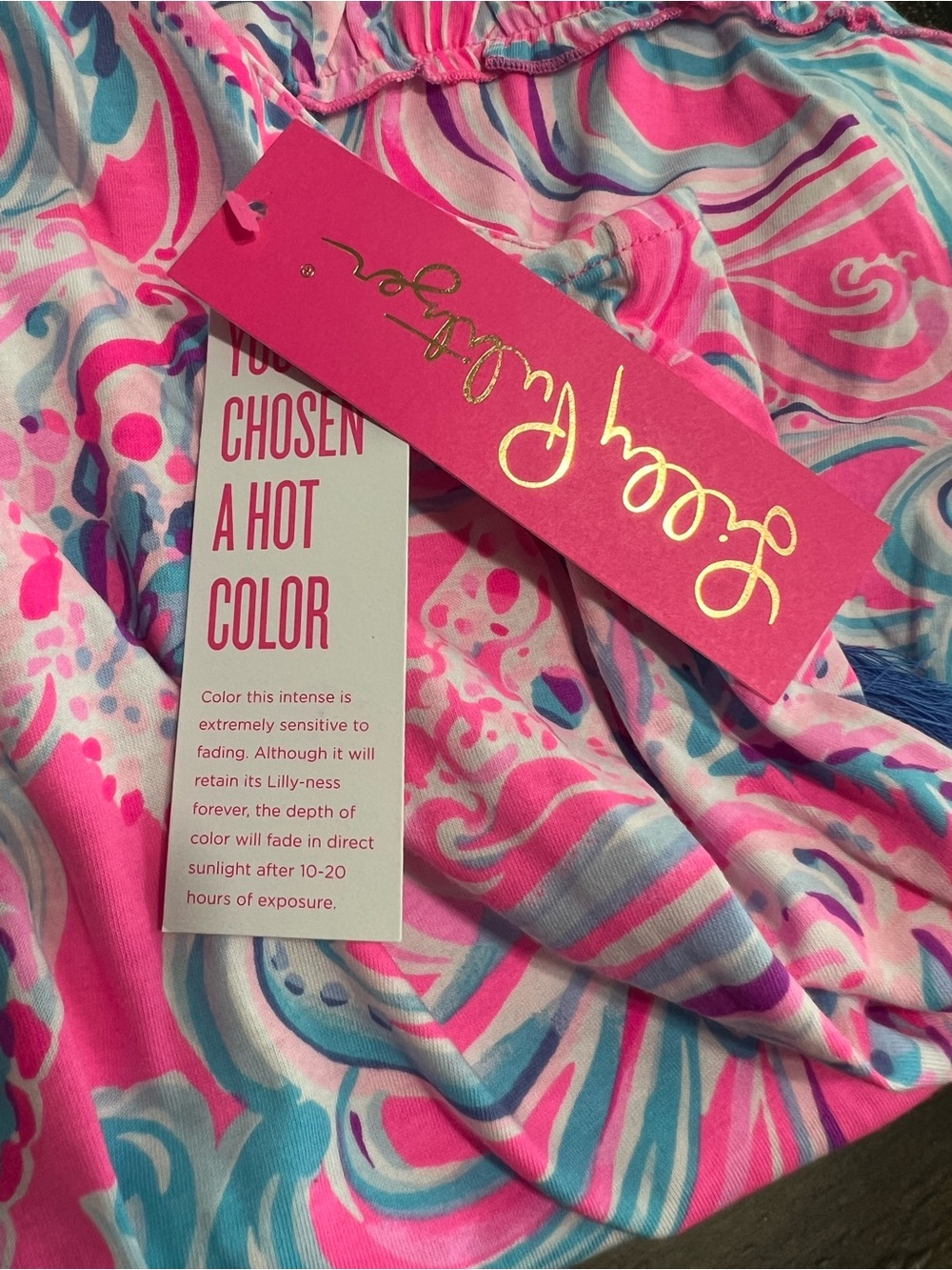 Lilly Pulitzer NWT Evalyn Style Hot Pink Colorful Short Summer Dress Size Medium - Picture 6 of 7